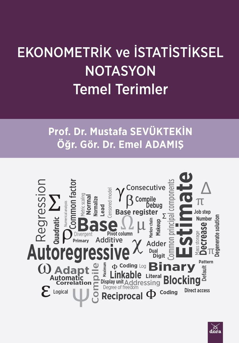 Ekonometrik ve İstatistiksel Notasyon Temel Terimler kitap kapağı