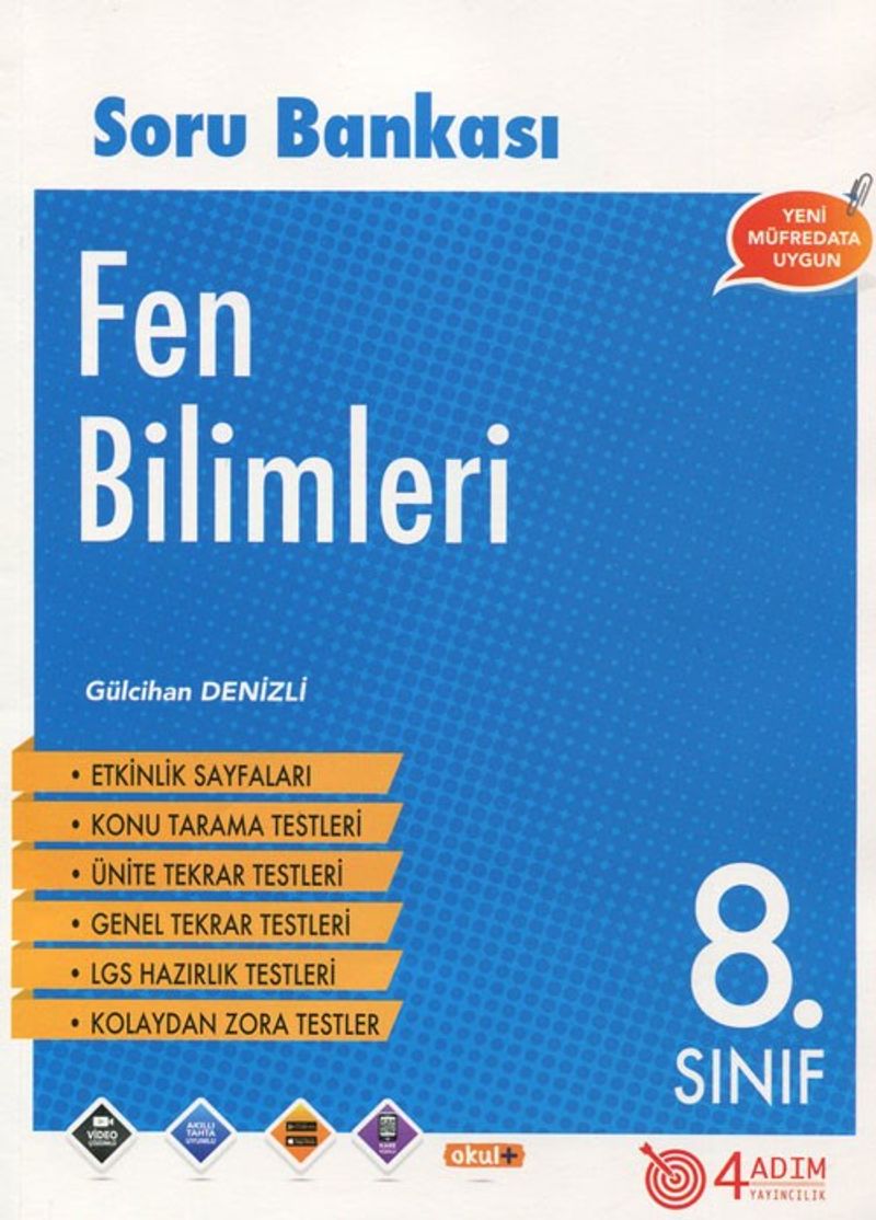 8. Sınıf Fen Bilimleri Soru Bankası kitap kapağı