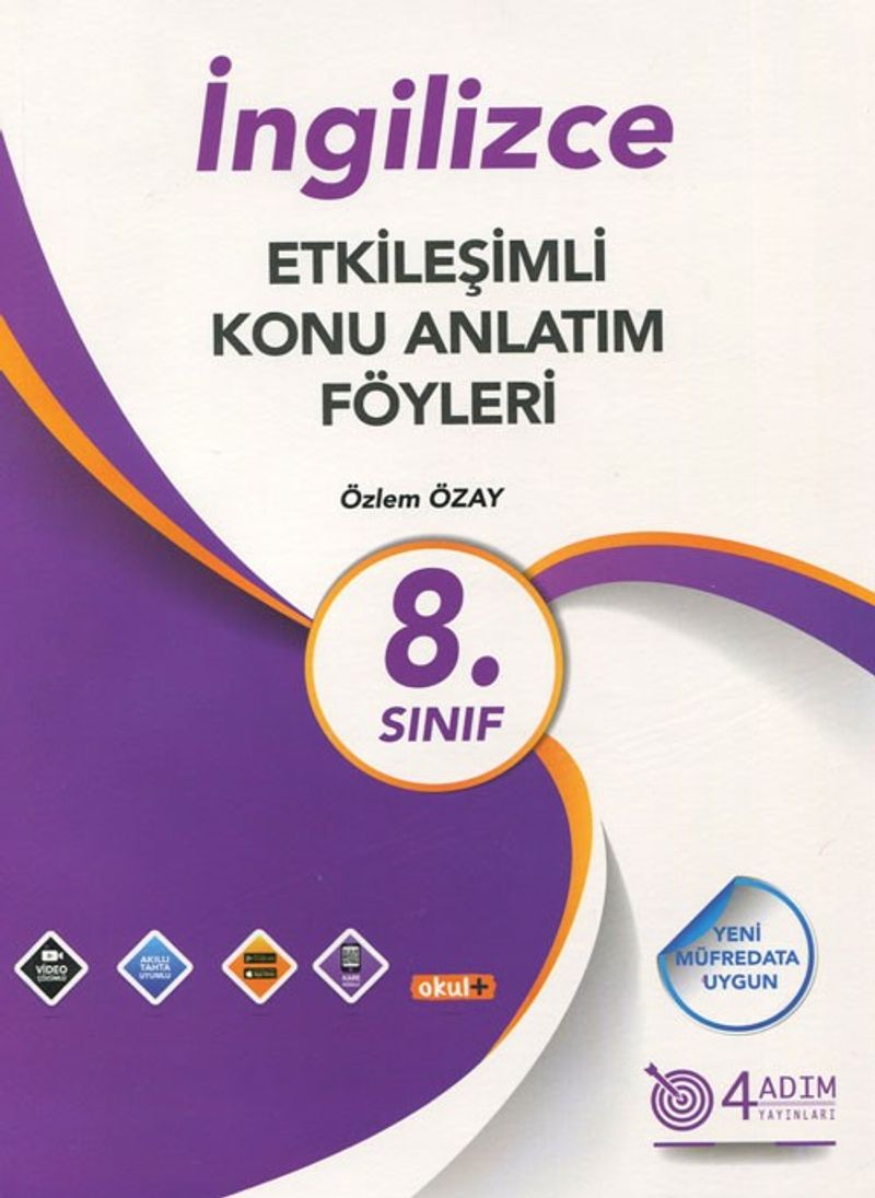 8. Sınıf İngilizce Etkileşimli Konu Anlatım Föyleri kitap kapağı