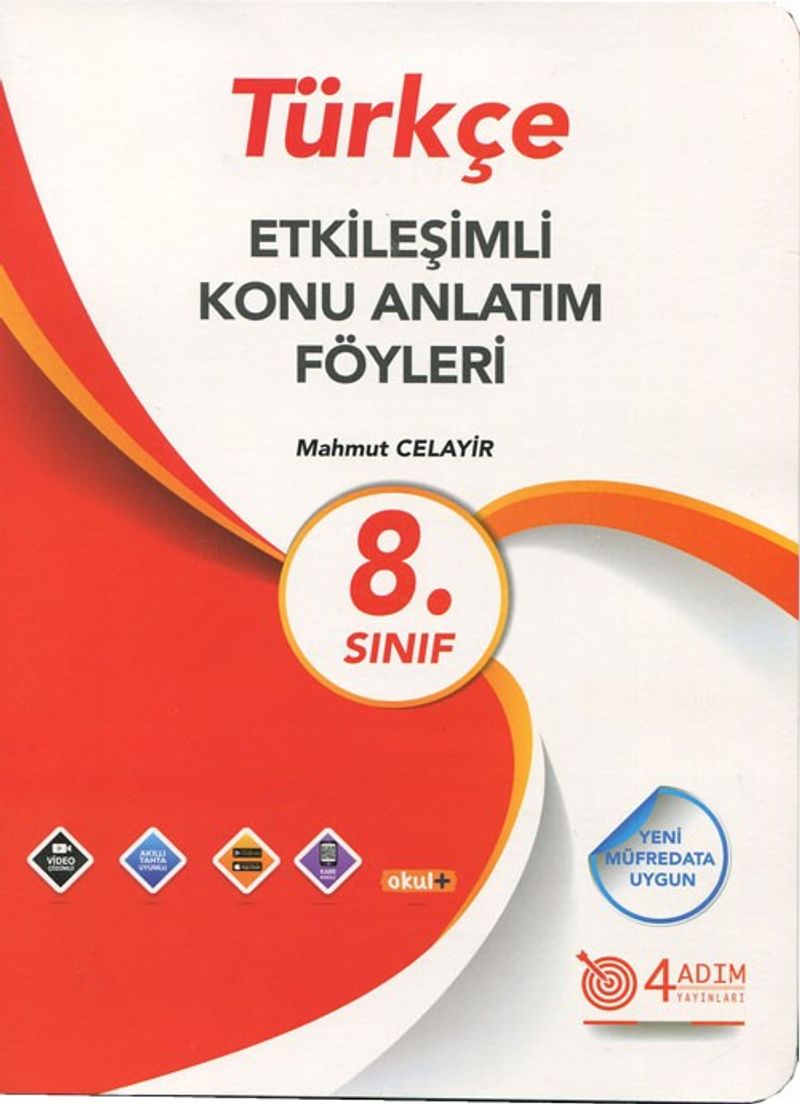 8. Sınıf Türkçe Etkileşimli Konu Anlatım Föyleri kitap kapağı