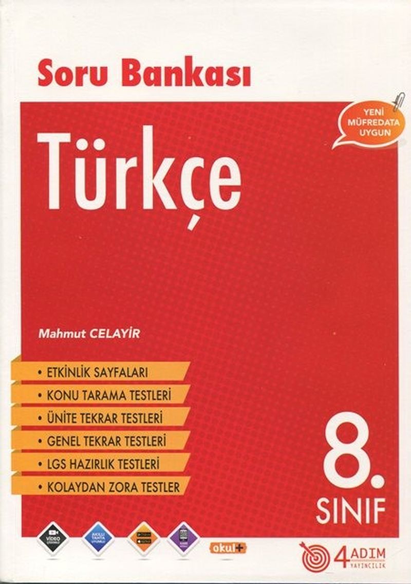 8. Sınıf Türkçe Soru Bankası kitap kapağı