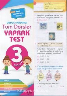 3. Sınıf Tüm Dersler Yaprak Test kitap kapağı