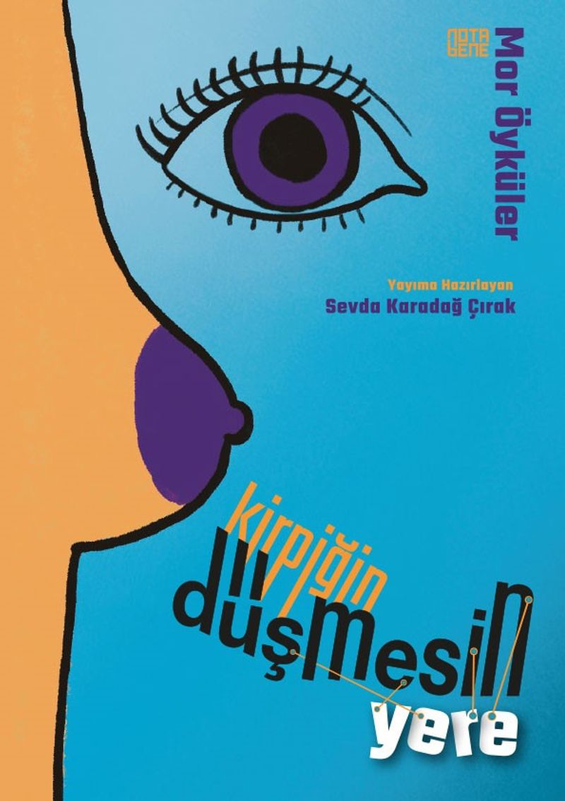 Kirpiğin Düşmesin Yere Mor Öyküler kitap kapağı