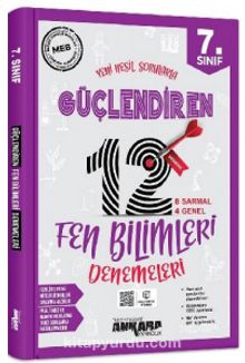 7. Sınıf Güçlendiren Fen Bilimleri 12 Deneme Sınavı kitap kapağı