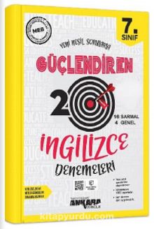 7. Sınıf Güçlendiren İngilizce 20 Deneme Sınavı kitap kapağı