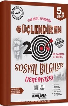 5. Sınıf Sosyal Bilgiler 20 Güçlendiren Deneme kitap kapağı