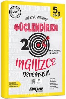 5. Sınıf Güçlendiren İngilizce 20 Deneme Sınavı kitap kapağı