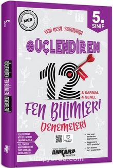 5. Sınıf Fen Bilimleri 12 Güçlendiren Deneme kitap kapağı