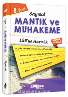 8. Sınıf Sayısal Muhakeme Mantık Çözümlü Soru Bankası kitap kapağı