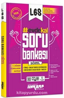 LGS 1. Dönem Evde Kal Sözel Soru Bankası kitap kapağı