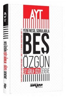 AYT Yeni Nesil Sorularla Eşit Ağırlık-Sözel 5 Özgün Deneme kitap kapağı