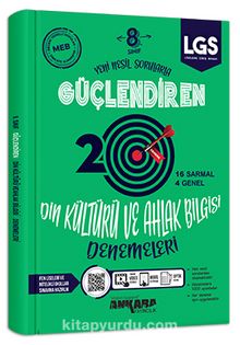8. Sınıf Güçlendiren Din Kültürü ve Anlak Bilgisi 20 Deneme kitap kapağı