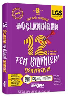 8. Sınıf Güçlendiren 12 Deneme Fen Bilimleri kitap kapağı