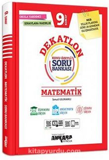 9. Sınıf Matematik Dekatlon Soru Bankası kitap kapağı