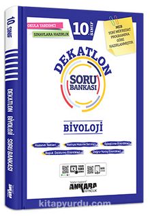 10. Sınıf Dekatlon Biyoloji Soru Bankası kitap kapağı