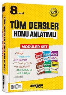 8. Sınıf Tüm Dersler Konu Anlatımlı Modüler Set kitap kapağı