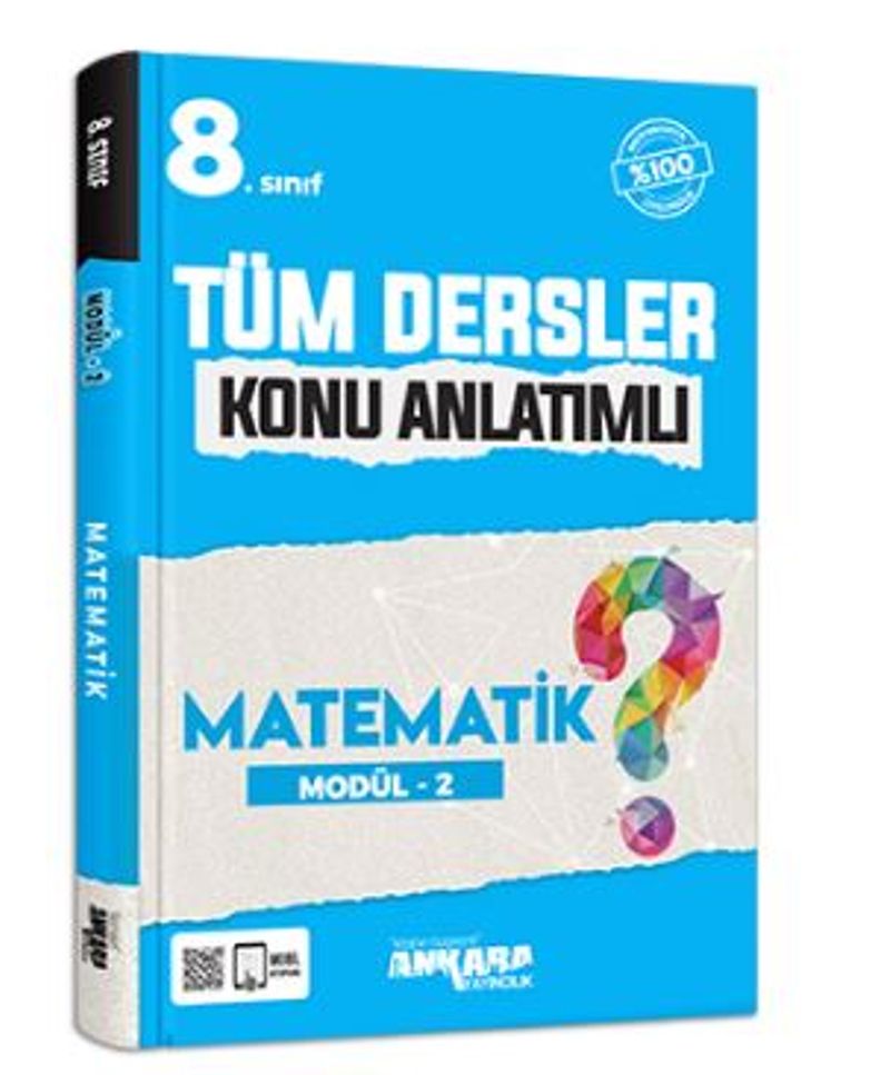 8.Sınıf Tüm Dersler Konu Anlatımlı Matematik Modül -2 kitap kapağı