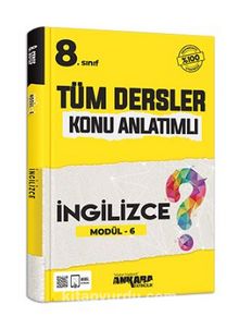 8.Sınıf Tüm Dersler Konu Anlatımlı İngilizce Modül-6 kitap kapağı