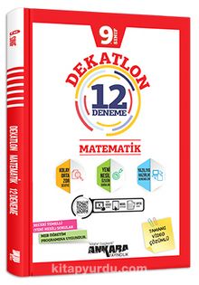 9. Sınıf Dekatlon Matematik 12 Deneme kitap kapağı