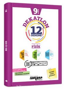 9.Sınıf Dekatlon Fizik 12 Deneme kitap kapağı