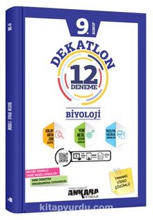 9. Sınıf Dekatlon Biyoloji 12 Deneme kitap kapağı