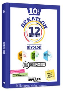 10. Sınıf Biyoloji Dekatlon 12 Deneme kitap kapağı