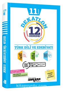 11. Sınıf Dekatlon Türk Dili ve Edebiyatı 12 Deneme kitap kapağı