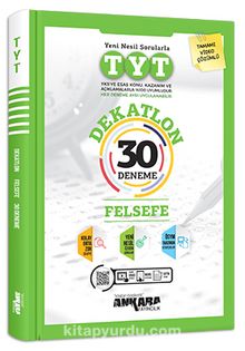 TYT Dekatlon Felsefe 30 Deneme kitap kapağı