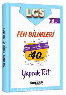 8. Sınıf LGS Fen Bilimleri 40 Yaprak Test kitap kapağı