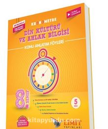 LGS 8. Sınıf Kronometre Din Kültürü ve Ahlak Bilgisi Konu Anlatım Föyleri kitap kapağı