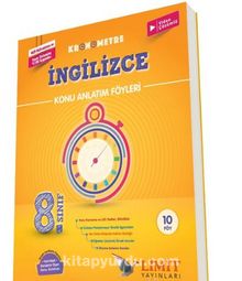 LGS 8. Sınıf Kronometre İngilizce Konu Anlatım Föyleri kitap kapağı