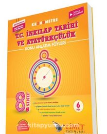 LGS 8. Sınıf Kronometre T.C. İnkılap Tarihi ve Atatürkçülük Konu Anlatım Föyleri kitap kapağı