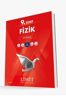 9.Sınıf Fizik Soru Bankası kitap kapağı