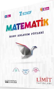 7.Sınıf Matematik Konu Anlatım Föyleri 6 Föy kitap kapağı