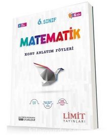 6.Sınıf Matematik Konu Anlatım Föyleri kitap kapağı