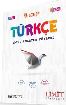 5.Sınıf Türkçe Konu Anlatım Föyleri 12 Föy kitap kapağı