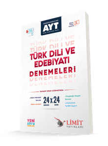 AYT 24'lü Türk Dili ve Edebiyatı Denemeleri kitap kapağı