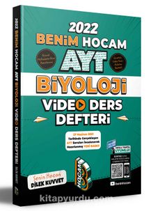 2022 AYT Biyoloji Video Ders Defteri (Konu Anlatım) kitap kapağı