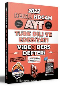 2022  AYT Türk Dili ve Edebiyatı Video Ders Defteri kitap kapağı