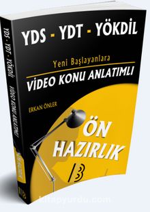 2020 YDS YDT YÖKDİL Ön Hazırlık Video Konu Anlatımlı kitap kapağı