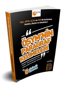 Tüm Sınavlar İçin ÖSYM'nin Paragraf Kelimeleri kitap kapağı
