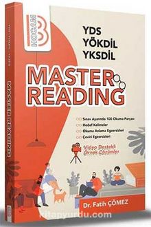 YDS - YÖKDİL - YKSDİL Master Reading kitap kapağı