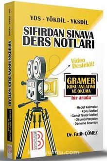 YDS - YÖKDİL - YKSDİL Sıfırdan Sınava Ders Notları kitap kapağı