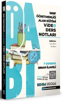 2021 ÖABT Sınıf Öğretmenliği Alan Eğitimi Video Ders Notları - 7 Deneme Sınavı İlaveli kitap kapağı