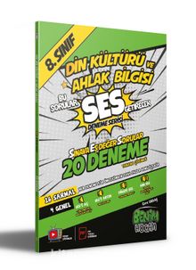 LGS 8. Sınıf SES Serisi Din Kültürü ve Ahlak Bilgisi 20 Deneme kitap kapağı