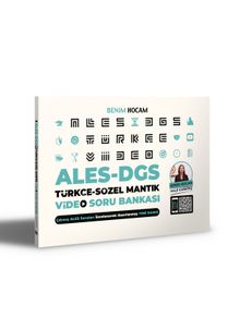 2021 ALES DGS Türkçe-Sözel Mantık Video Soru Bankası kitap kapağı