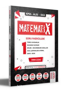 2021 KPSS ALES DGS MatematiX Soru Fasikülleri 1 kitap kapağı