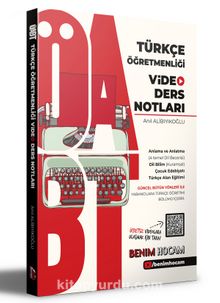 2021 ÖABT Türkçe Öğretmenliği Video Ders Notları kitap kapağı