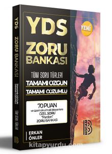 YDS Tamamı Çözümlü Zoru Bankası kitap kapağı