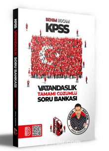 2021 KPSS Vatandaşlık Tamamı Çözümlü Soru Bankası kitap kapağı